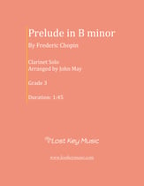 Prelude in B Minor P.O.D cover